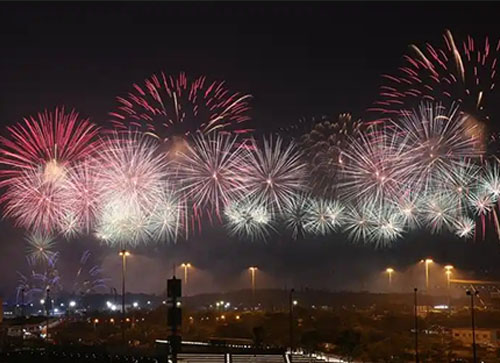 永善县焰火晚会